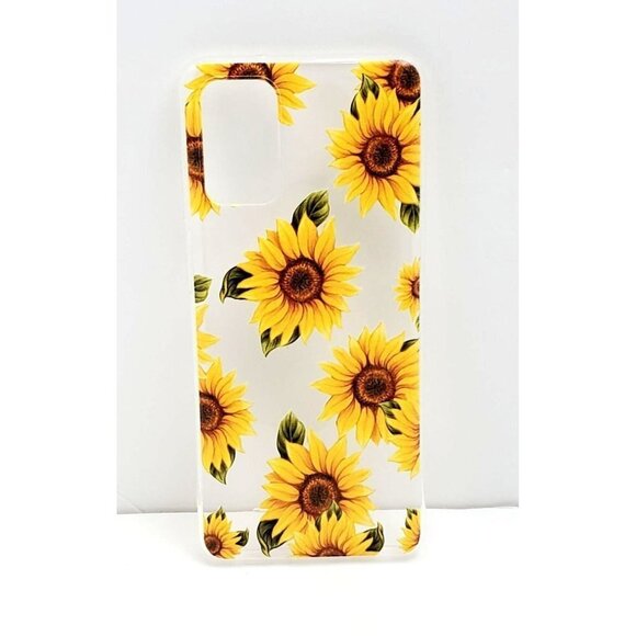 Samsung Galaxy S20 + Plus Sunflowers Clear Phone Case - Picture 1 of 1